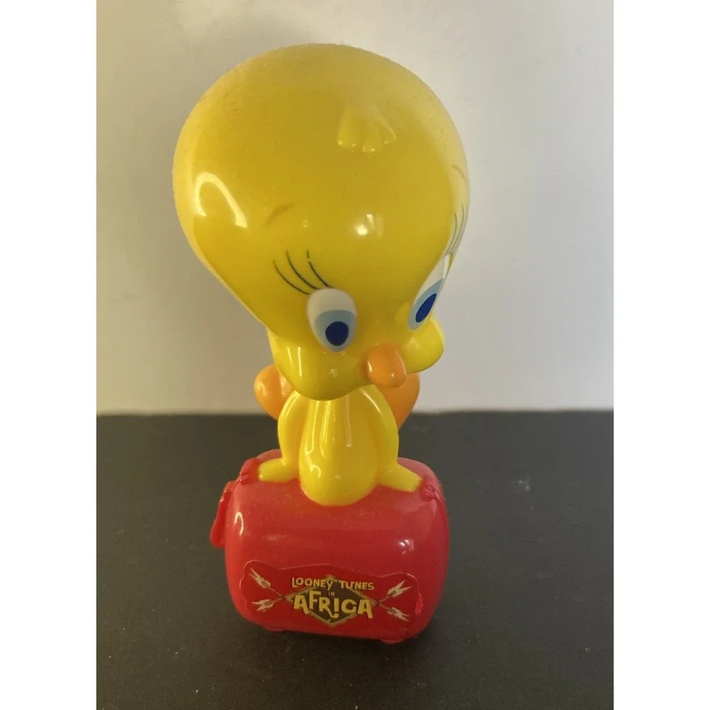 Vintage 1998 Warner Bros Tweety Bird Mini Bobblehead 5